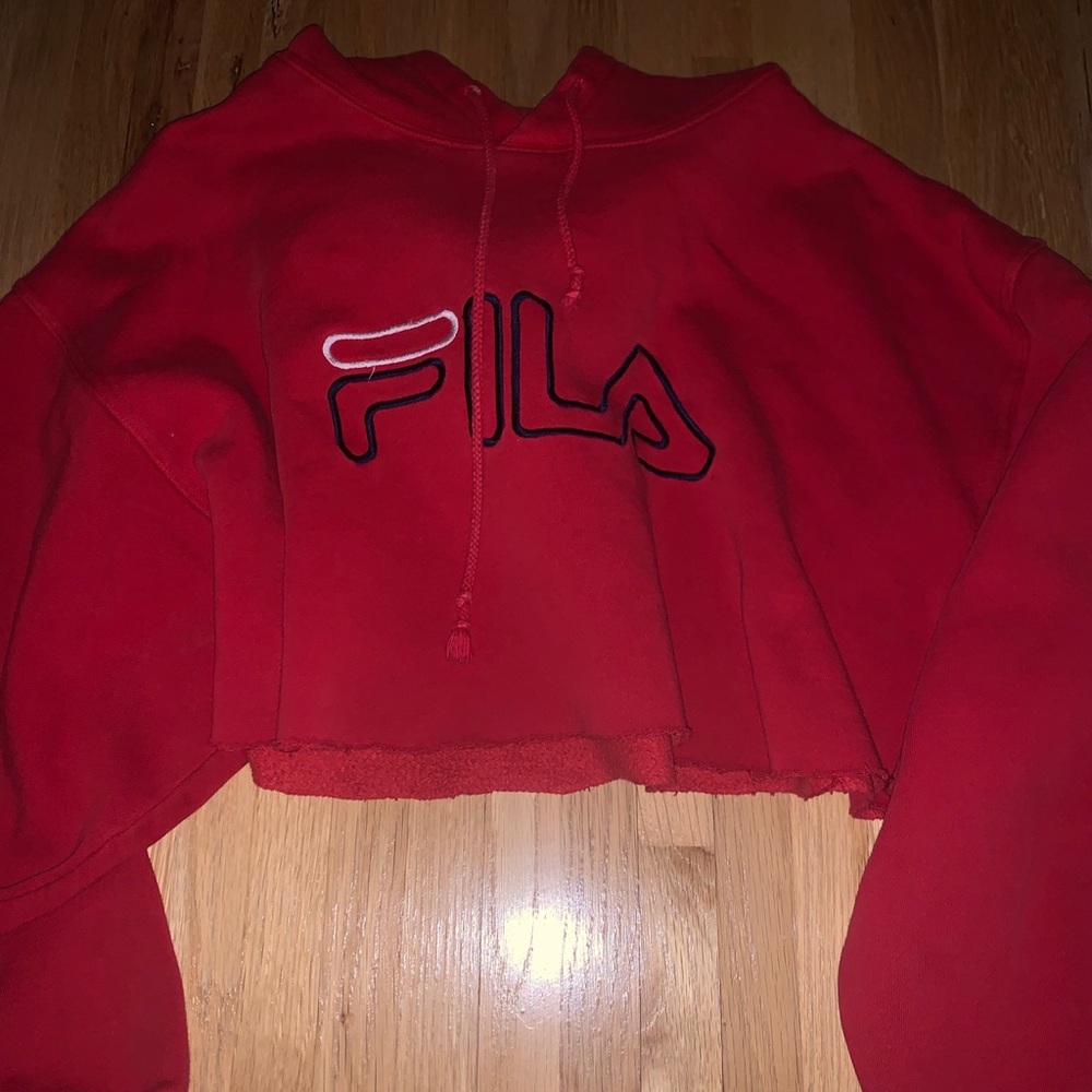 FILA CROPPED HOODIE